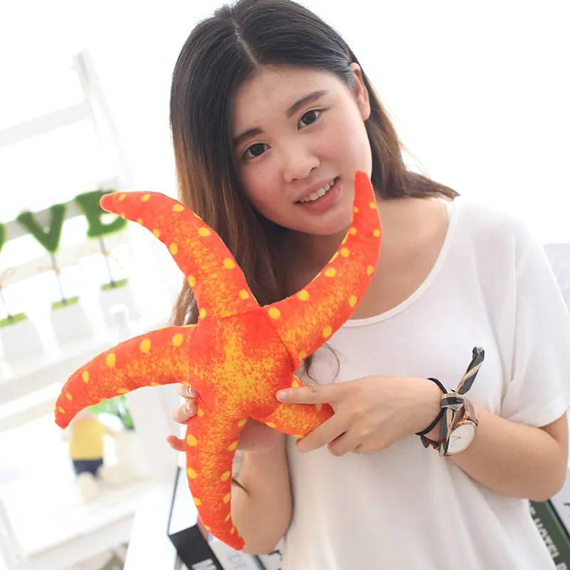 40CM Cartoon Sea Star Plush Toys Lovers Cloth Doll Stuffed Pillow Cushion At Home Decoration Birthday Gift