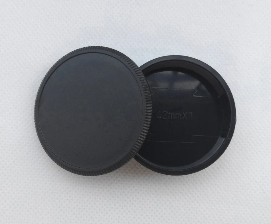 Hinten Objektiv Kappe * 1 stücke + Kamera Körper Kappe * 1 stücke für Leica M42