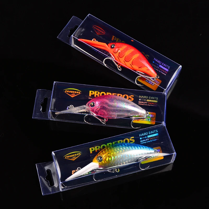 PROBEROS Crankbait 10cm 16g Fat fWobbler Isca Artificial Hard Bass Bait Plastic Minnow Fishing Tackle