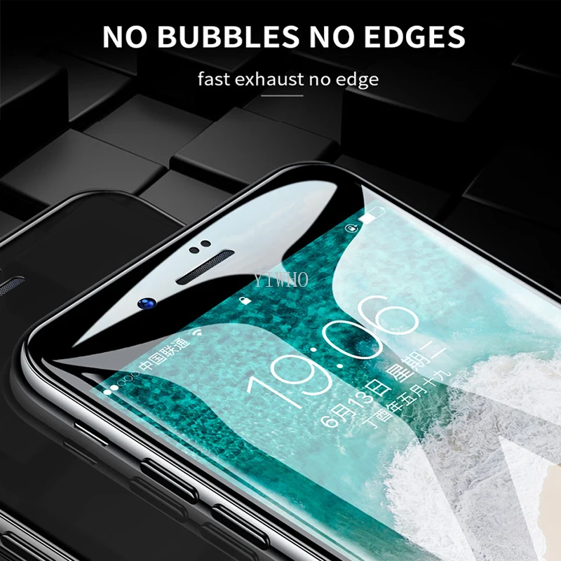 9D Screen Protector Film for Apple IPhone XMax XR X XS MAX Explosion-Proof Tempered Glass I Phone 6 6s 7 8 Plus Black White Glas