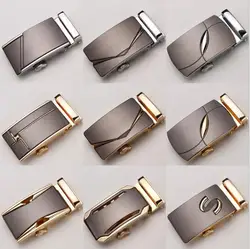 ZPXHYH Fashion Men's Business Alloy Automatic Buckle Unique Men Plaque Belt Buckles for 3.5cm Ratchet Men Apparel Accessories