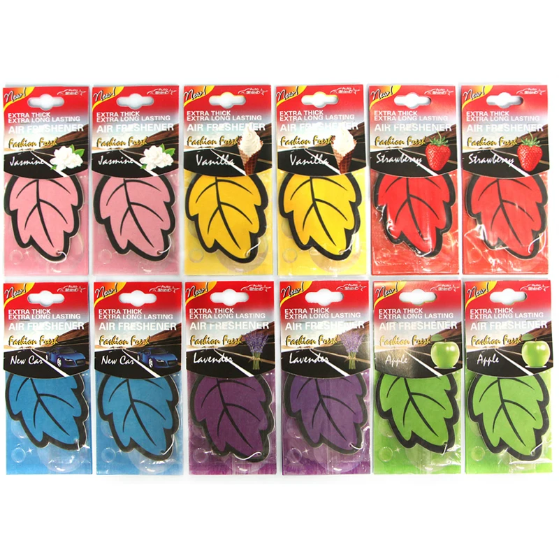 2Pcs Car Air Freshener Hanging Fragrant Paper for BMW E46 E60 Ford focus 2 Mazda 3 Volkswagen Polo Golf 4 Skoda octavia Kia rio