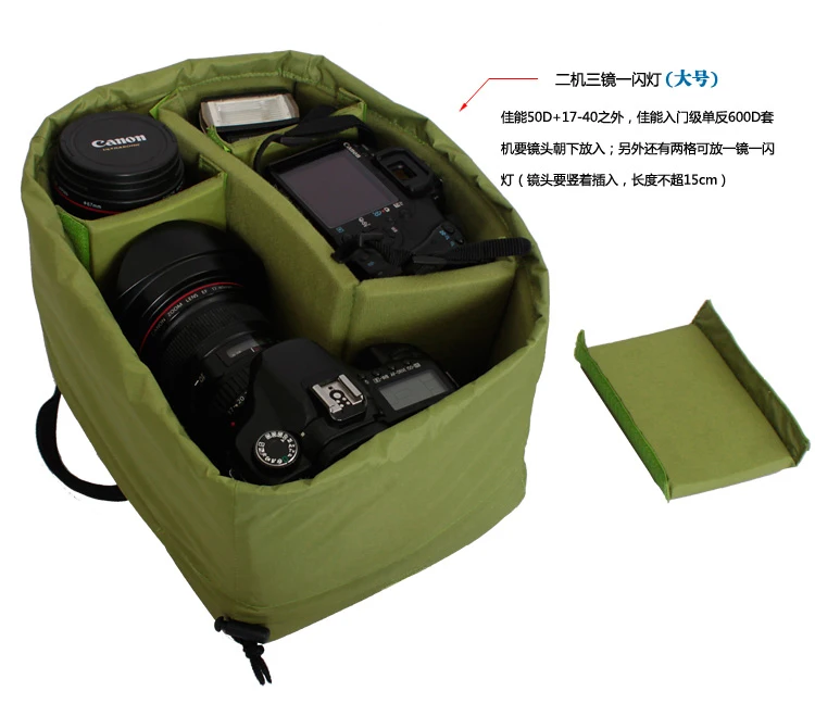 Camera Video Bag Case Waterproof Lens Storage Bag For d3100 d3200 d3300 d5100 d5200 d5300 d90 d7000 d7100 d300 d610 d700 d800 D4