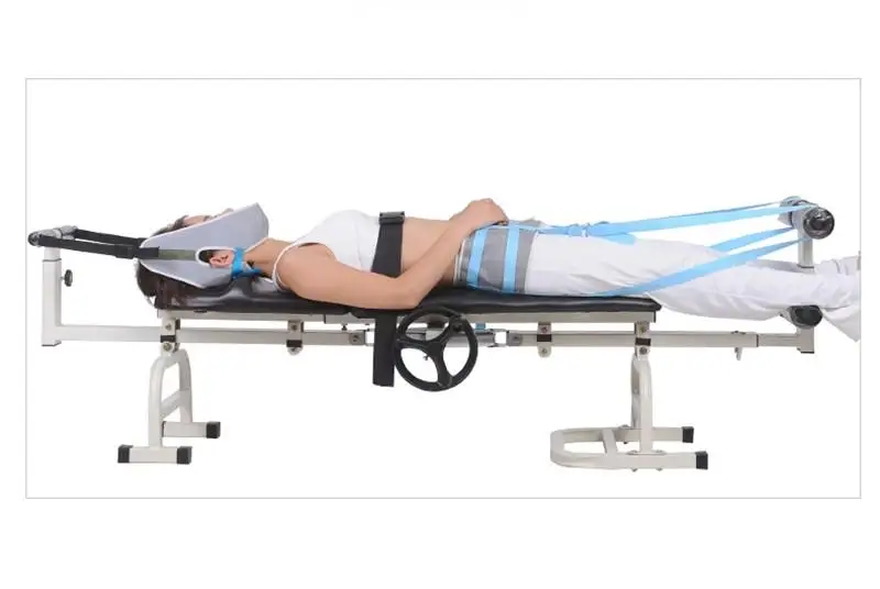 Canvas adjustable Lumbar traction belt Bed Traction Bed Body Stretch Spine Ankle Vertebra Fatigue Minor Injurie Tensioner Brace