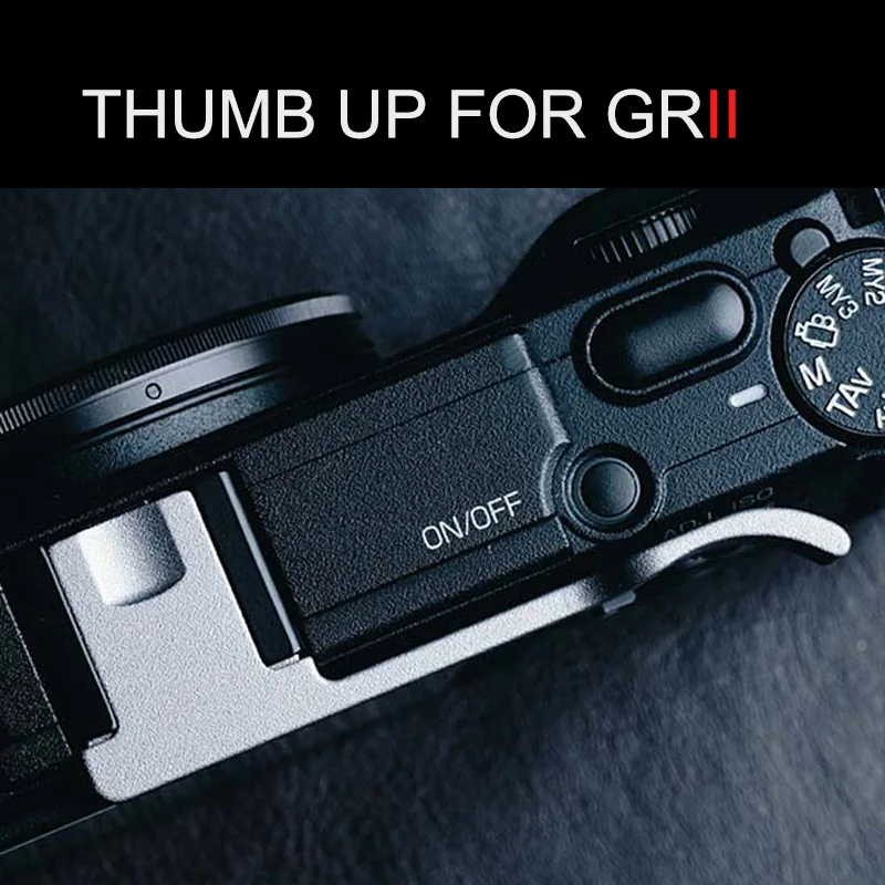 Proffesional Aluminum Thumb UP Metal Thumb Rest Thumb Grip For Ricoh GR GRII GR2 Hot Shoe Cover