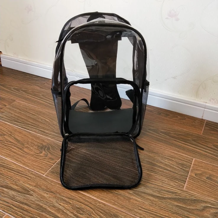 Portable Cat Dog Bag Out Space Capsule Transparent Small Cat Cage Cat Breathable Chest Shoulder Bag Pet Travel Carrier Backpack