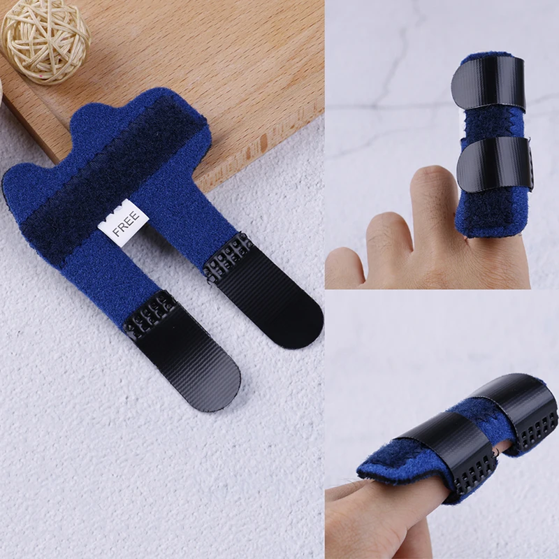 

1Pcs Pain Relief With Adjustable Tape Bandage Aluminium Finger Splint Fracture Protection Brace Corrector Support