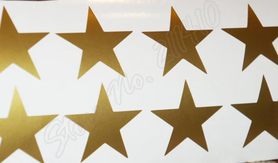 48 Star Stickers DIY Decorkids nursery decals Invitation Seals Envelope Seal Party Removable vinyl Wall Decal B310