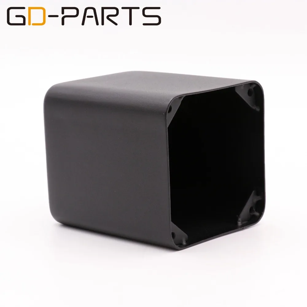 1 PC 85*85*100mm Schwarz Eisen Transformator Abdeckung Triode Schützen Box Fall Gehäuse Hifi Audio Vintage rohr AMP DIY GD-PARTS