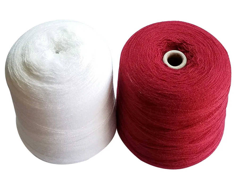 100% acrylic knitting yarn 2ply Diameter about 0.5mm weight about 1 kilogram/cone