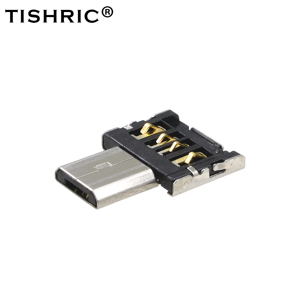 TISHRIC OTG Micro USB OTG Type-C Adapter USB Type C USB 3.0 Charge Data Converter OTG Cable For  Keyboard Mouse USB DIsk Flash