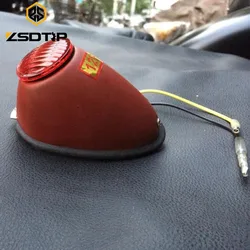 ZSDTRP original retro model Side car red color rear light used at CJ-KC750 M72 case for Bmw R12 R71 motor rear light tail light
