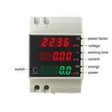 AC Voltage and Current Power Meter 80-300V 0-100A #4