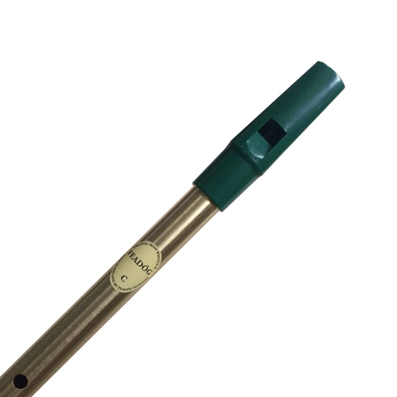 Irish Whistle Flute C key Ireland Flute Feadog Brass Tin Pennywhistle Metal Pocket Feadan 6Hole Musical Instrument