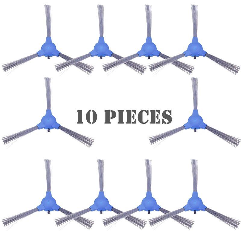 Запасные боковые щетки для робота-пылесоса 10 Coredy R500 + R550 R300 R650 R700, детали для очистки, 6/10 шт.