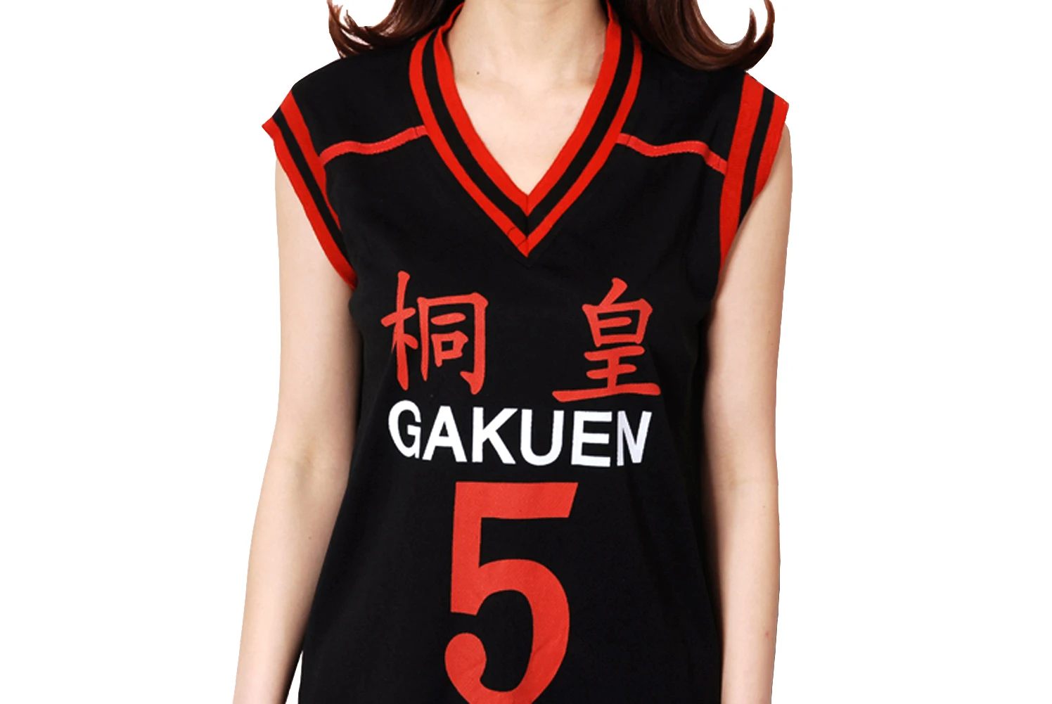 بردون كوروكو لكرة السلة للجنسين Aomine دايكي جدا غاكوين مدرسة NO.5 تأثيري لكرة السلة الزي الرسمي #4