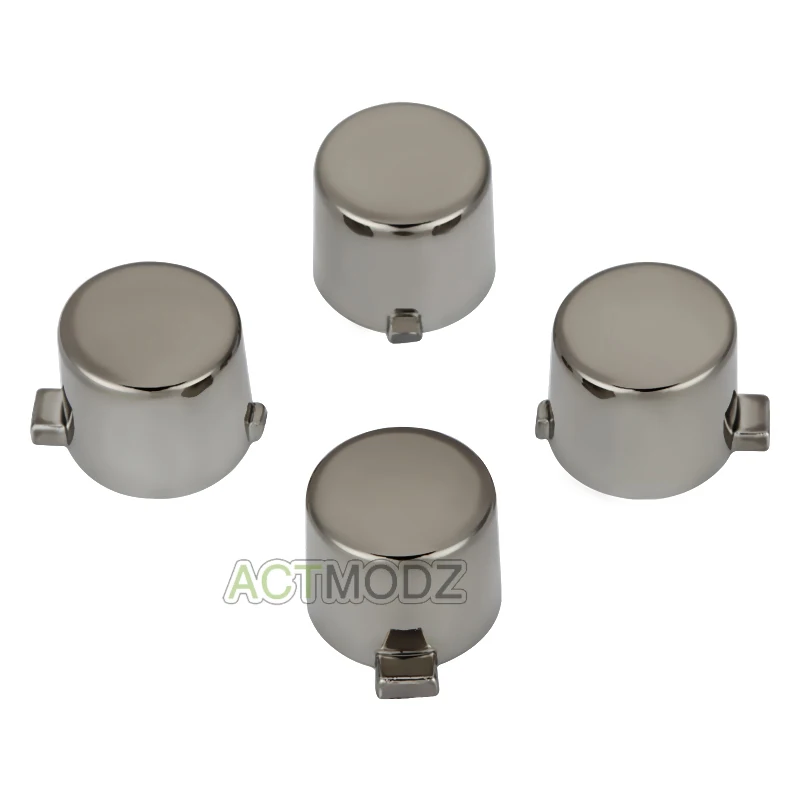 المتطرفة مخصص عمل أزرار مجموعات ل PS4 كل نموذج تحكم الكروم الفضة/الذهب/الأحمر/الأزرق/الأرجواني/الأخضر/بندقية