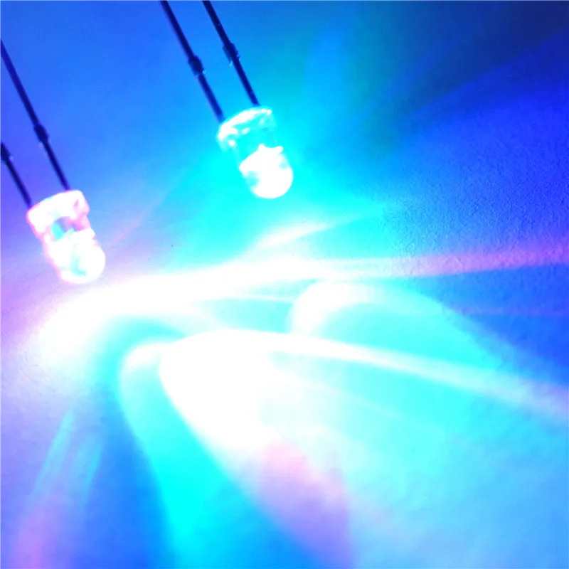 

LED light-emitting diodes 3MM round head colorful flash alternation (1000pcs)