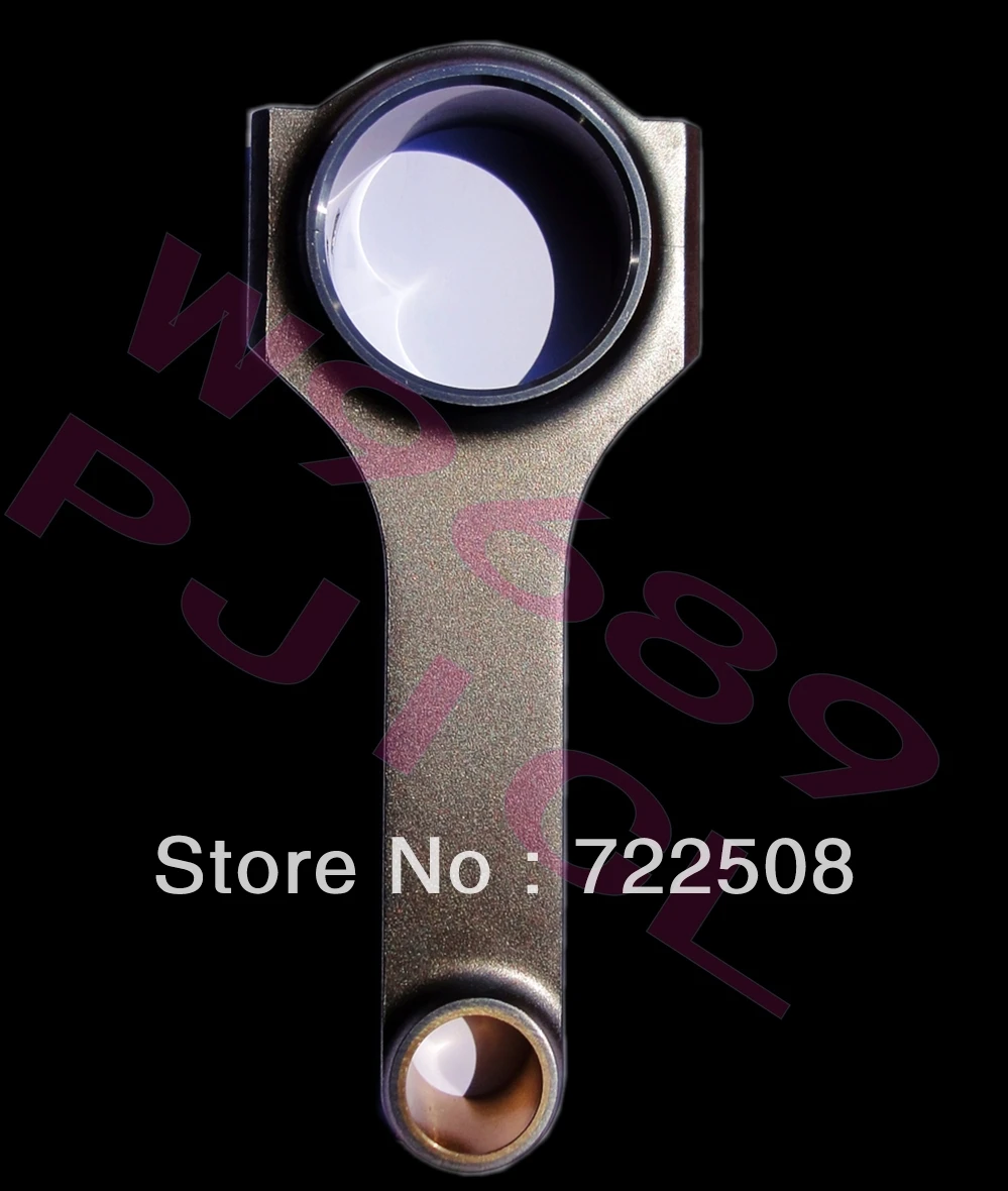 

H beam conrods for Ford Zetec 2.0 Silver top 4340 Forged Steel sports performance racing Connecting Rods free shipping 3/8''