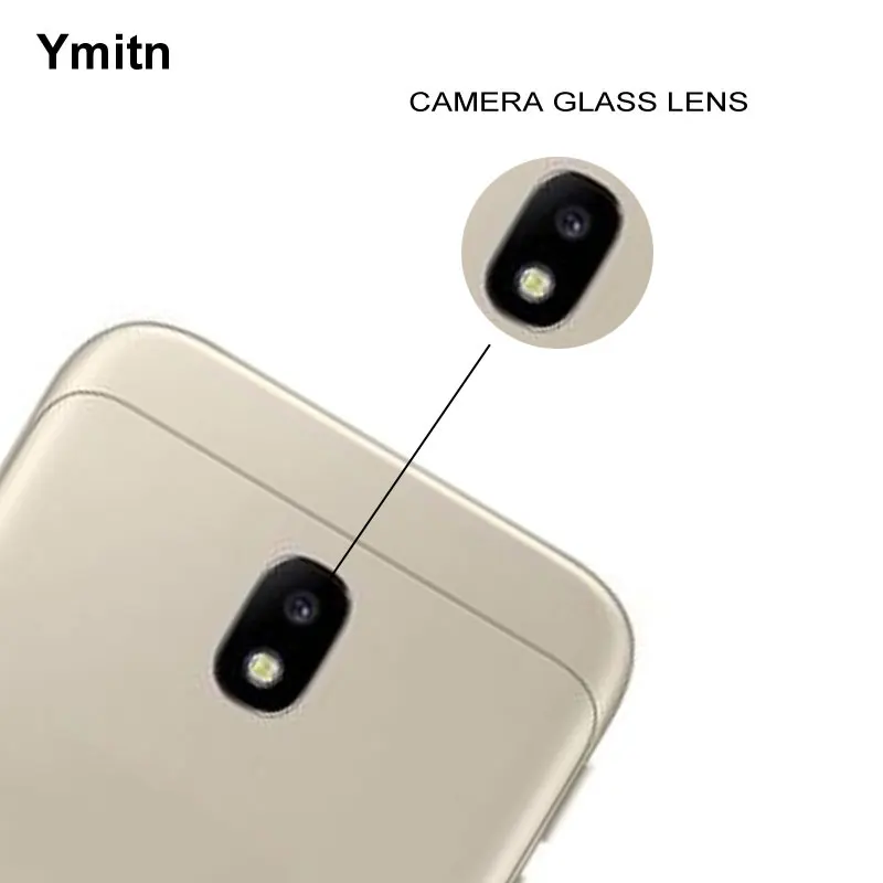 3PCS Ymitn New Housing Back Rear HD Camera Glass Lens Cover with Adhesive Replacement For Samsung Galaxy J3 2017 J330f SM-J330F