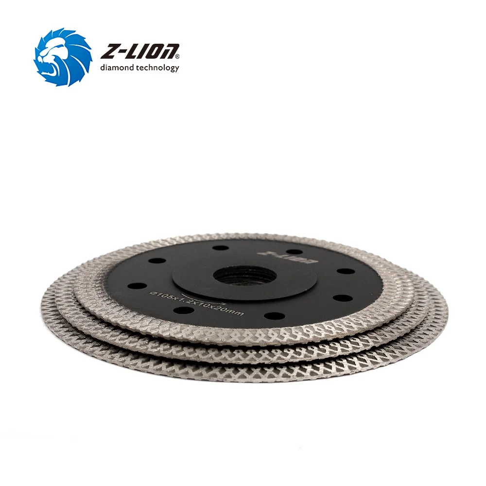 Z-LION 105/115/125MM Diamond Saw Blade For Tile Ceramic Granite Marble Wave Style Diamond Cutting Disc Aggressive Circular Saw