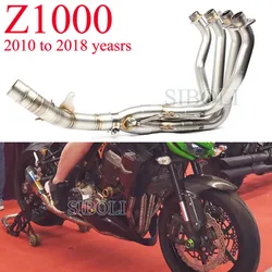 Z1000 Motorcycle Exhaust Muffler Pipe Full Systems Header Link Pipe For Kawasaki 2010 2011 2012 2013 2014 2015 2016 2017 2018