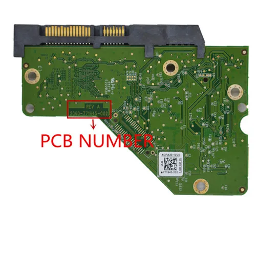 웨스턴 디지털 하드 디스크 회로 기판, WD40EFRX HDD PCB / 2060-771945-002 REV A / 771945-F02 , 771945-E02 -H02