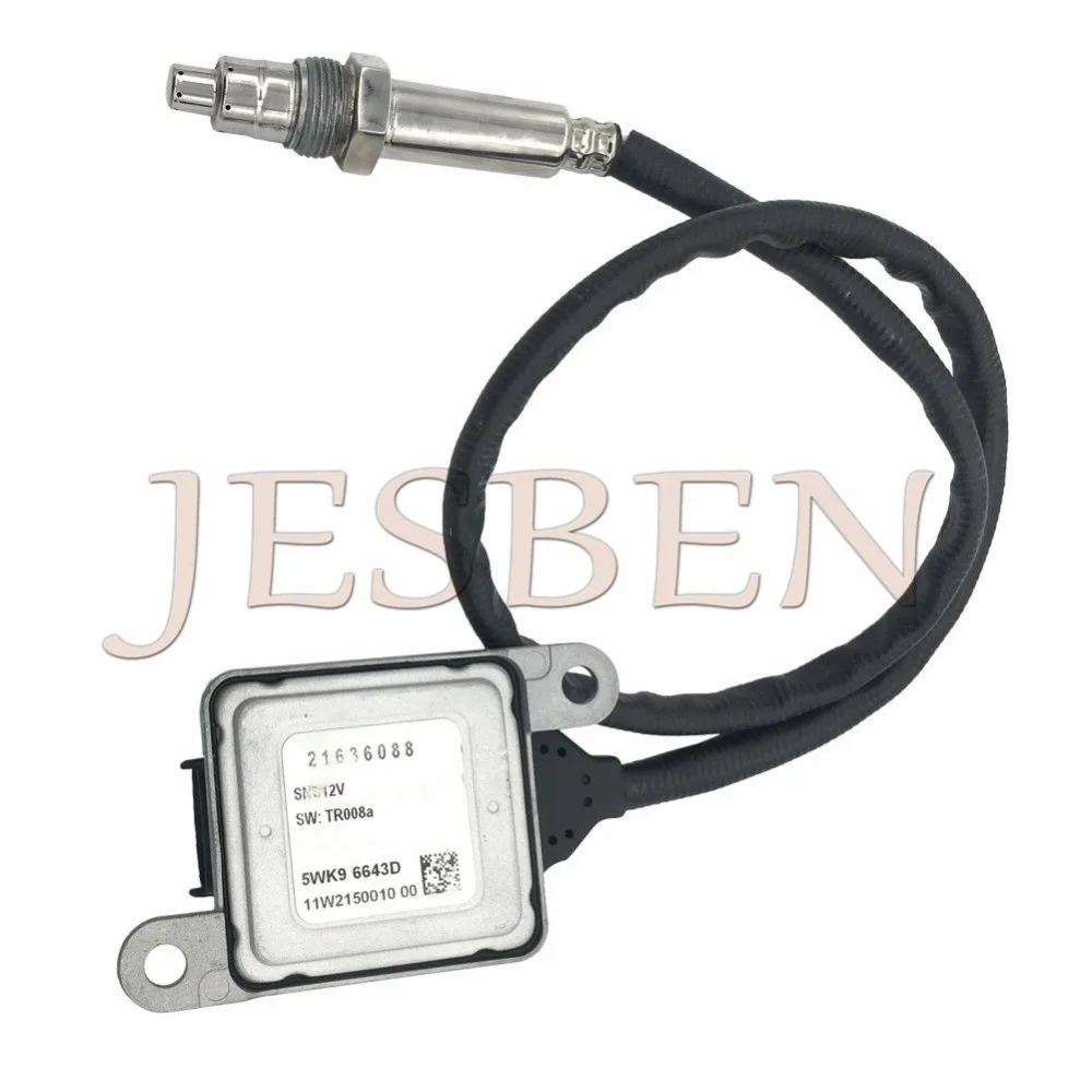 JESBEN 21636088 New Lambda Sensor Nox Sensor Nitrogen Oxide Sensor fit For Volvo Truck Part NO# 5WK96643D 5WK9 6643D