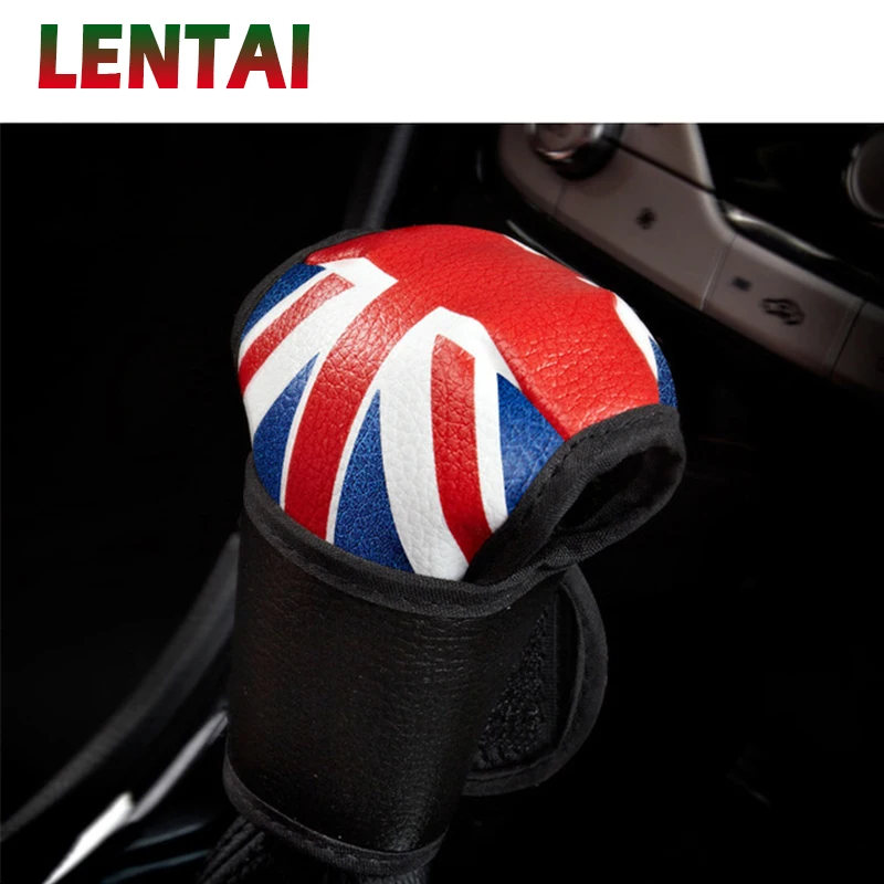 LENTAI 1Pc Car Gear Shift Collars Cover Leather For Toyota c-hr Kia sportage Peugeot 3008 Honda civic Hyundai tucson 2017