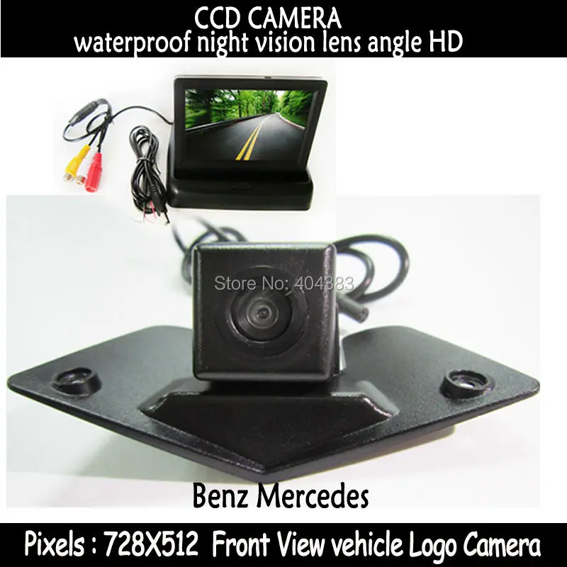 

LCD Mirror Car front View Monitor With Front ccd Camera for Benz Mercedes Vito Viano A B C E G GL SLK GLK SL R GLA CL CLA AMG