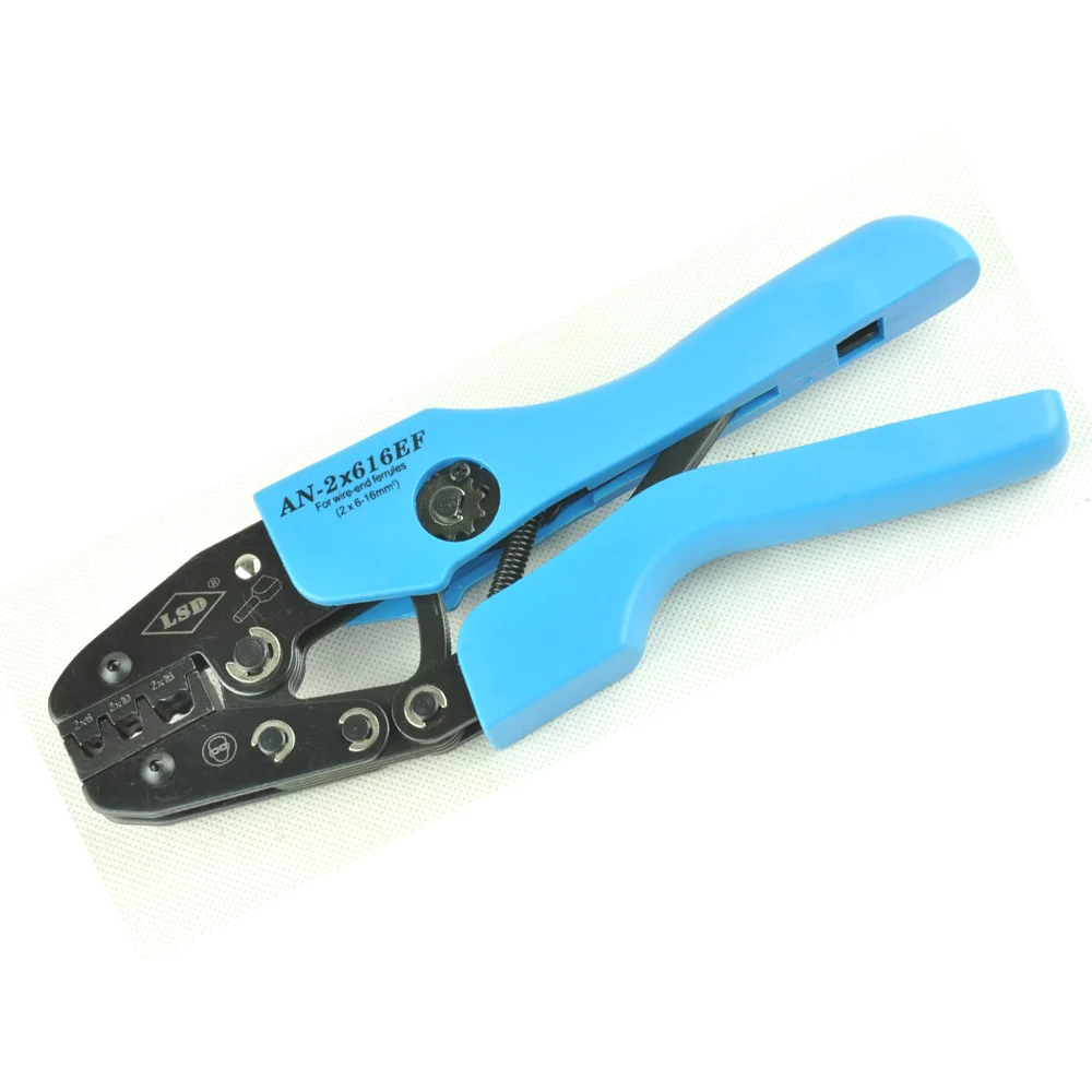 terminal crimping tools AN-2*616EF for wire-end ferrules 2*6-16mm2 hand crimpng tools crimping pliers