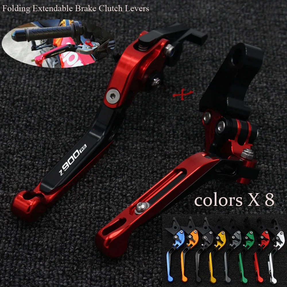 Motorcycle Folding Extendable CNC Moto Adjustable Clutch Brake Levers For KAWASAKI Z900RS Z 900RS Z900 RS Z 900 RS 2018