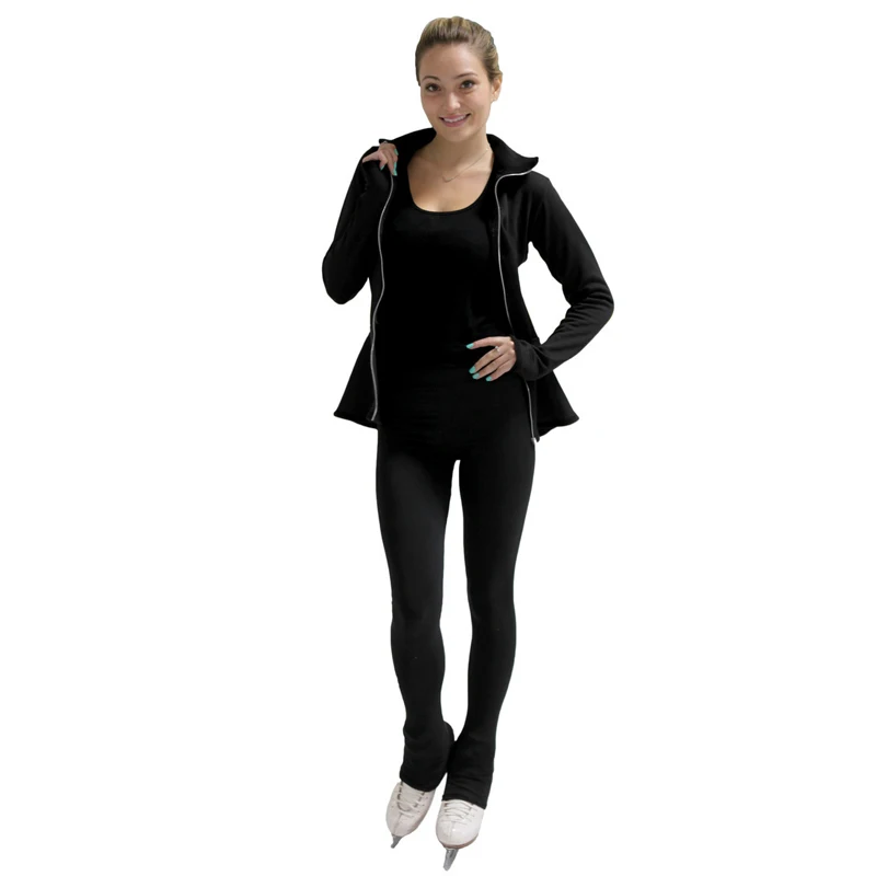 Custom Winter Skating Warm Training Jacket For Men And Women Skating Tops And Shirts