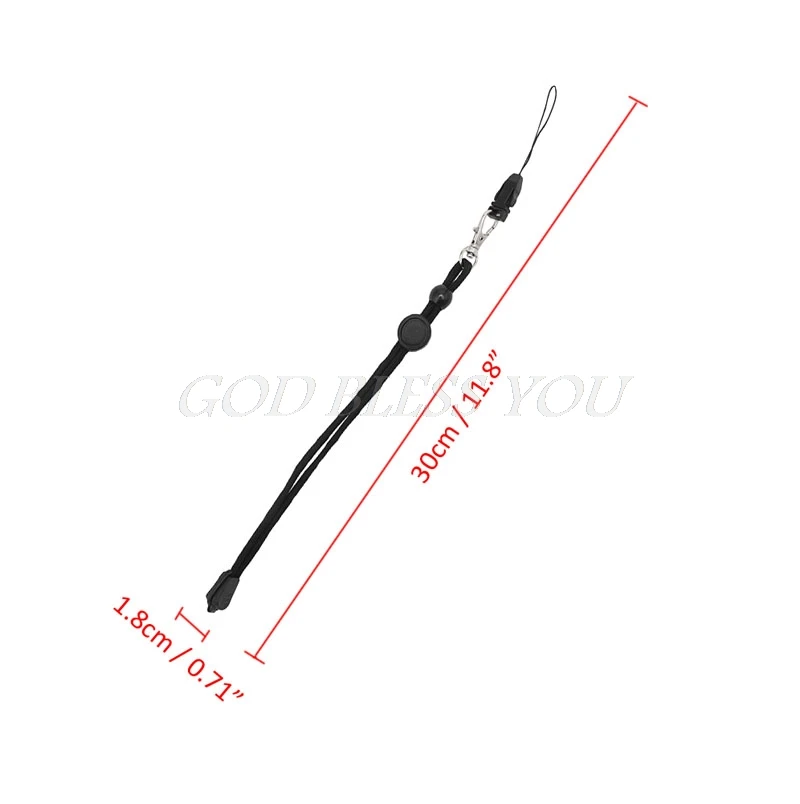 Tactical Military Paracord Push Button Strap Lanyard For Flashlight Keys Knife Drop Shipping