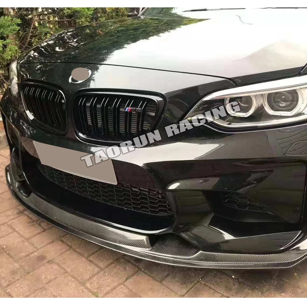 M2c Front Bumper Chin Lip Splitter for BMW F87 M2 Base Coupe & Competition Car 2016 up