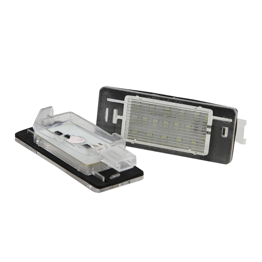 2pcs canbus Error Free LED License Number Plate Light Lamp For Opel Vectra C Estate 2002 2003 2004 2005 2006 2007 2008