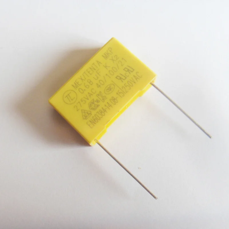 

20pcs/lot X2 Safety Capacitor 275VAC 0.68uF 680nF 684K Pin 22mm