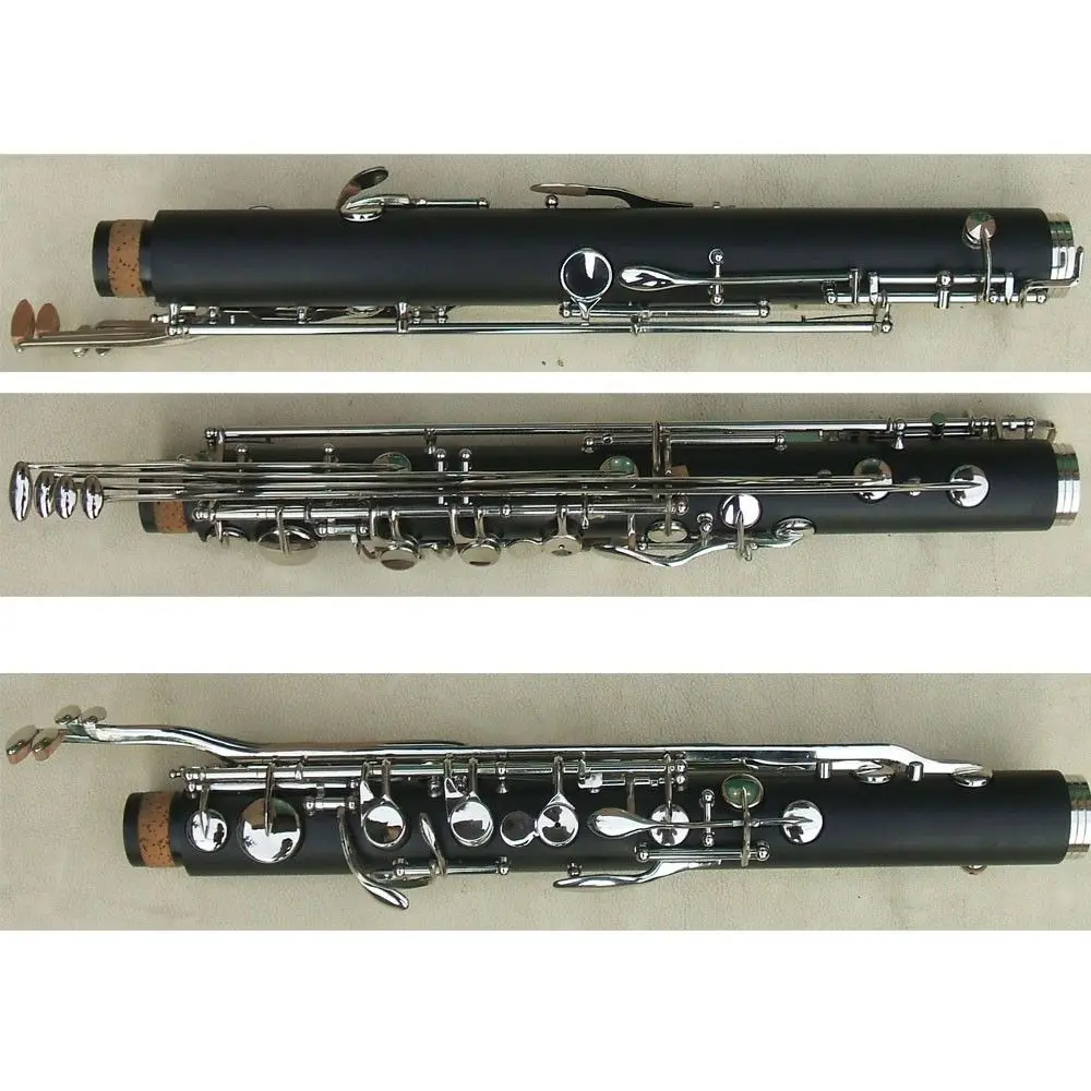 (Low C ) bass Clarinet kit Hard Bakelite Body Nickel Plated new