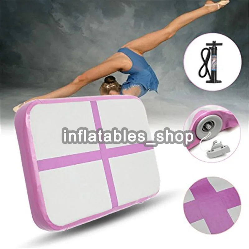 

Free shipping airtrack factory inflatable bouncing air block air track for gymnastics