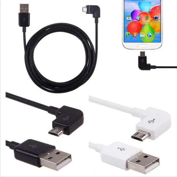 V8 Micro USB Male to USB V8 Data 2A Fast Charger Cable Left angled 90 degree 0.2m 1m 2m 3m 20cm 100cm 200cm 300cm 1 2 3 meter