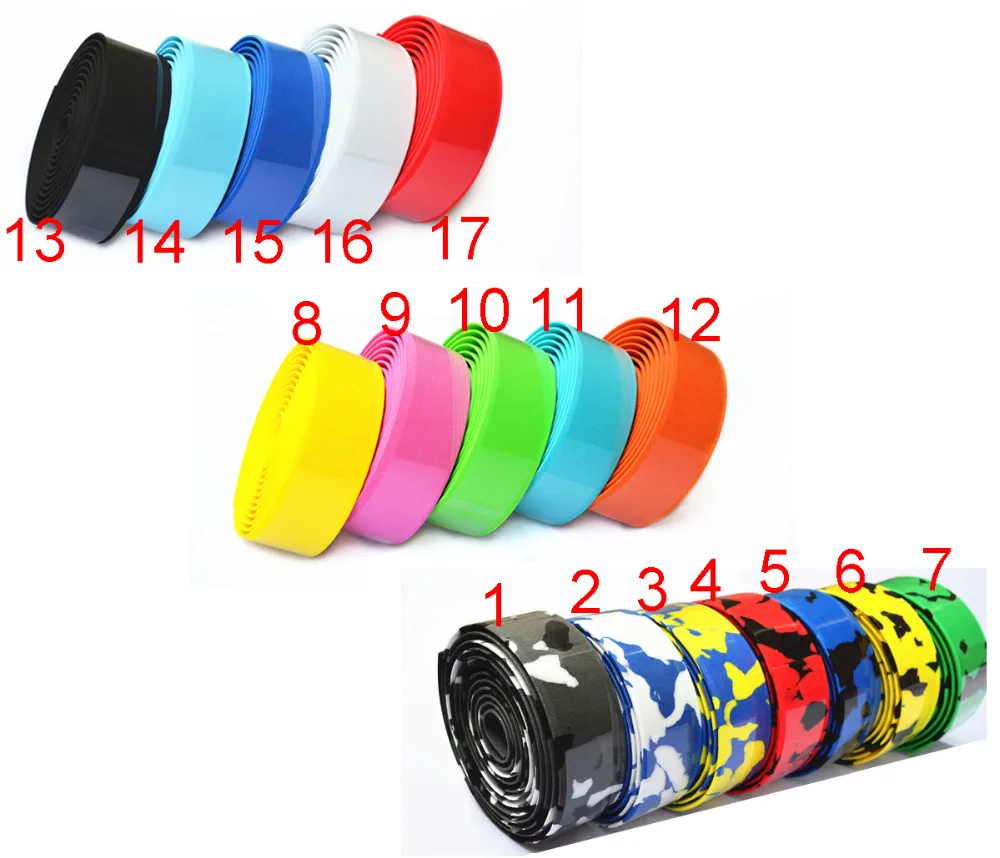 Cycling road Handlebar Belt track fixed gear Bike sports Bicycle Cork Handlebar Tape Wrap+ 2 handle bar plug fixie bicycle part