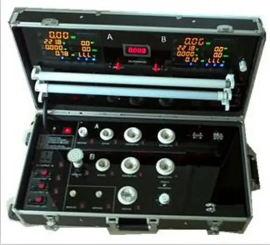 6833-Dynamic contrast  LED demo case,The high-end LED digital display test box,LED lighting demo box,led show case