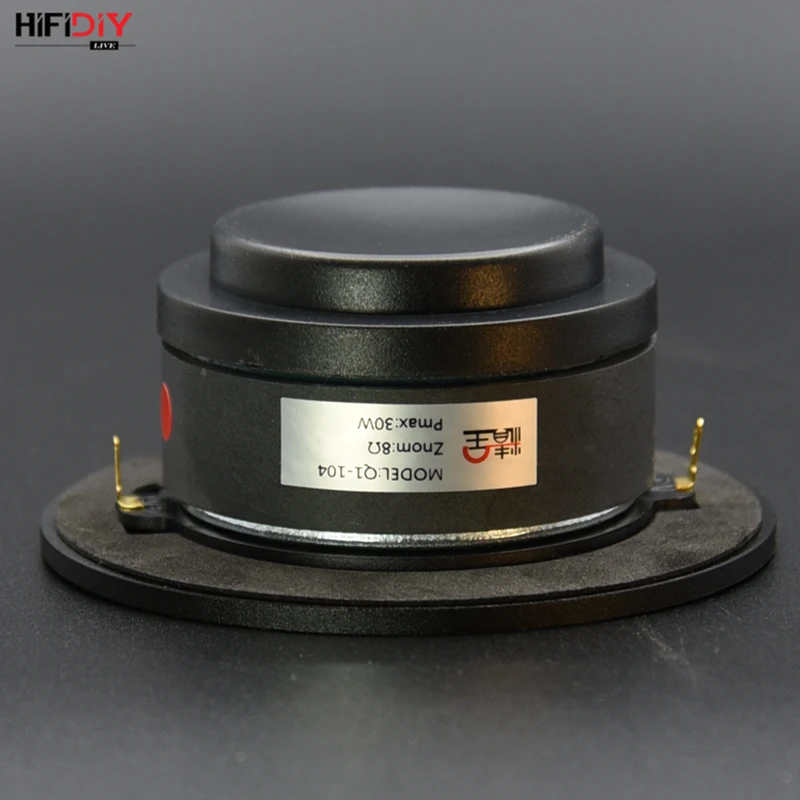 HIFIDIY LIVE hifi 4 inch Tweeter Speaker Unit transparency Silk membrane oil 8OHM 30W Aluminum panel Treble Loudspeaker S1-104