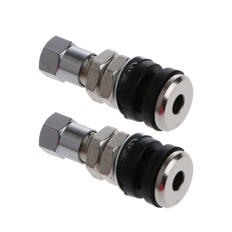 1 Pair Easy to carry Tire Wheel Valve Tubeless No Tube Stem for Motorcycle Car Bike ATV Bicycle