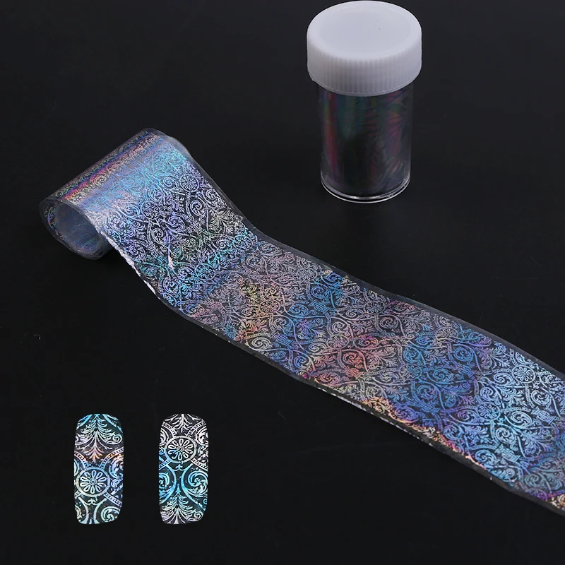 Starry Sky Nail Foils 100x4cm Holographic Nail Stickers DIY Nail Art Decorations Stickers Manicure Tools Accessories