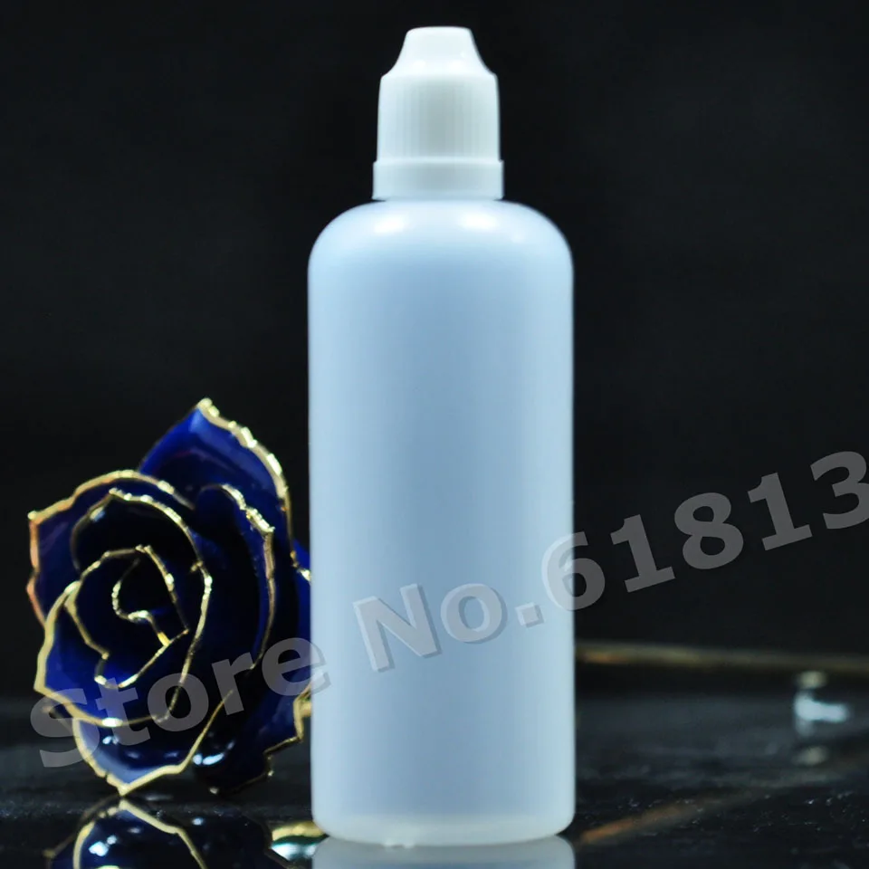 Free shipping--400pcs/lot 100ml hdpe dropper bottle with childproof screw caps