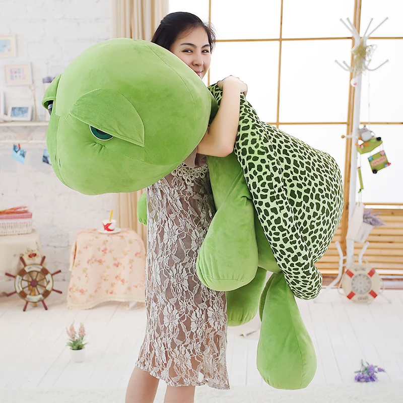 Hot Giant Animal Turtle Plush Toy Big Cute Cartoon Tortoise Stuffed Toys Pillow for Children Gift Decoration 100cm 120cm 150cm