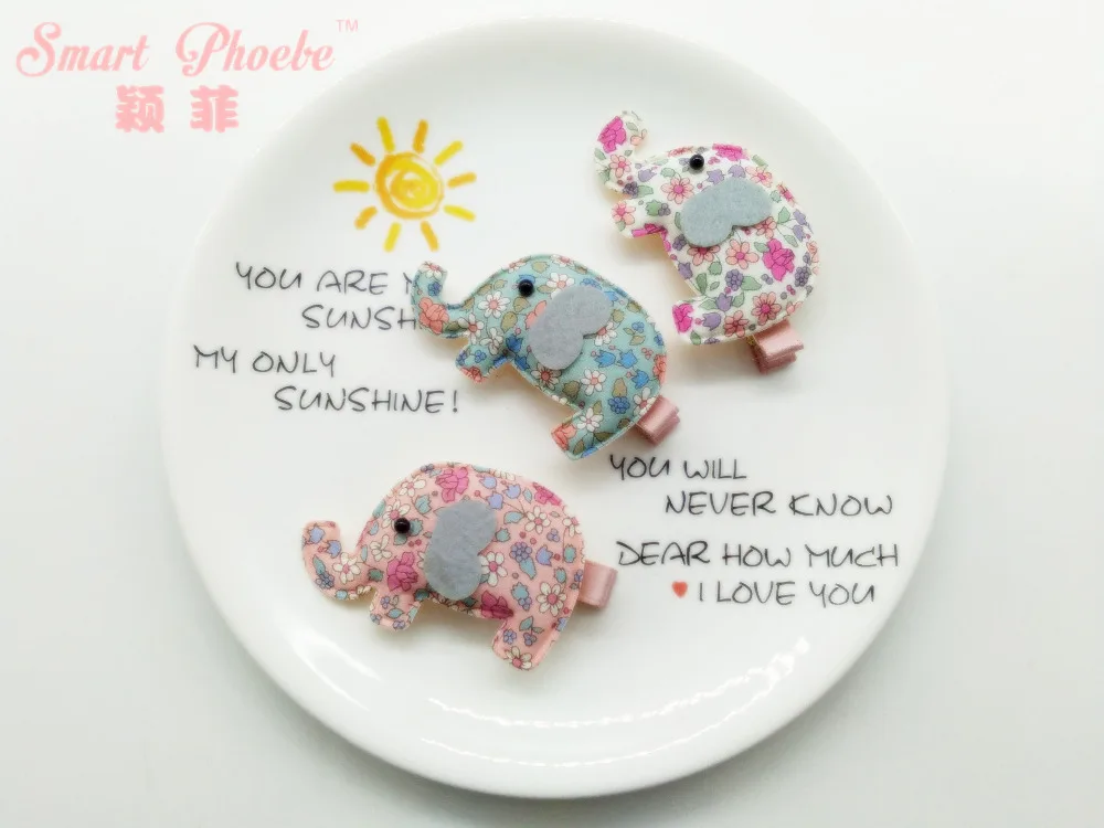 

Boutique 15pcs Fashion Cute Floral Elephant Hairpins Solid Kawaii Cartoon Animal Girls Hair Clips Headwear Hair Accessories