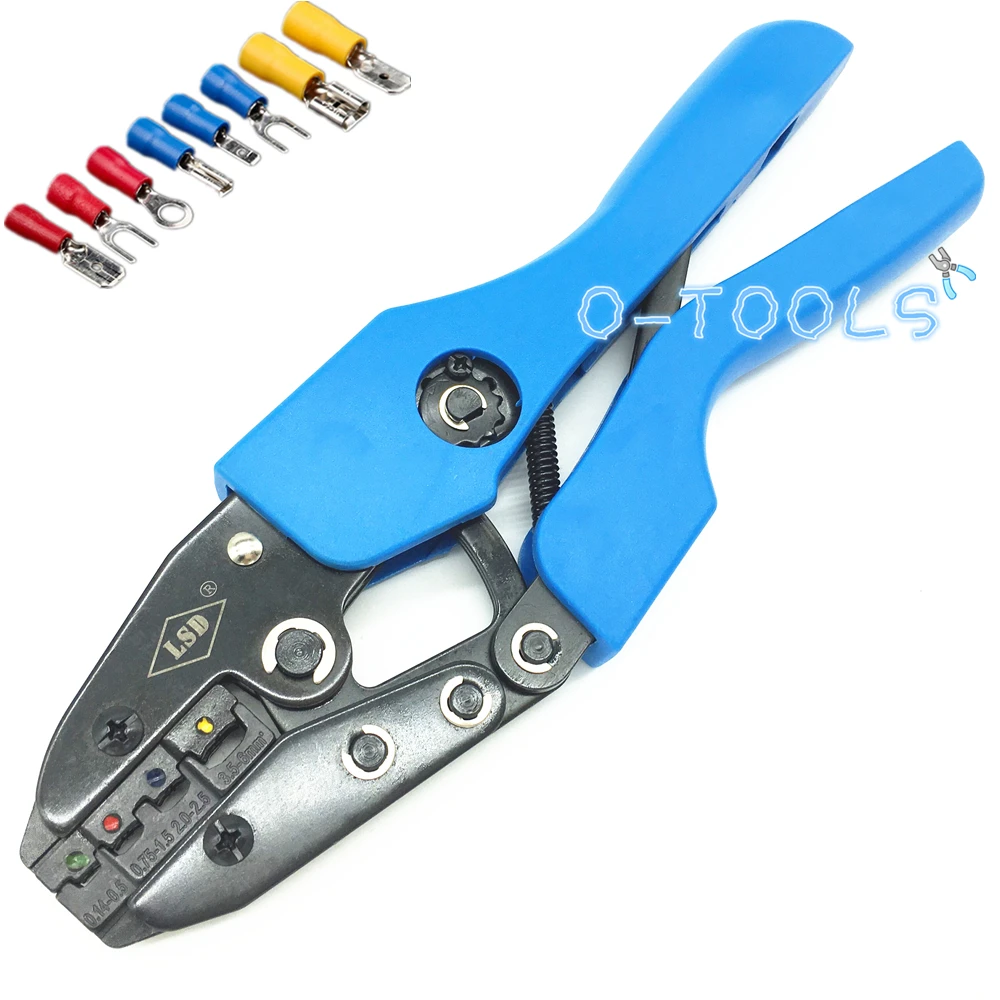 AN-04C Multi crimping tools for insulated crimp terminal 0.14-6mm² heat shrink butt wire insulated connectors hand tool crimper