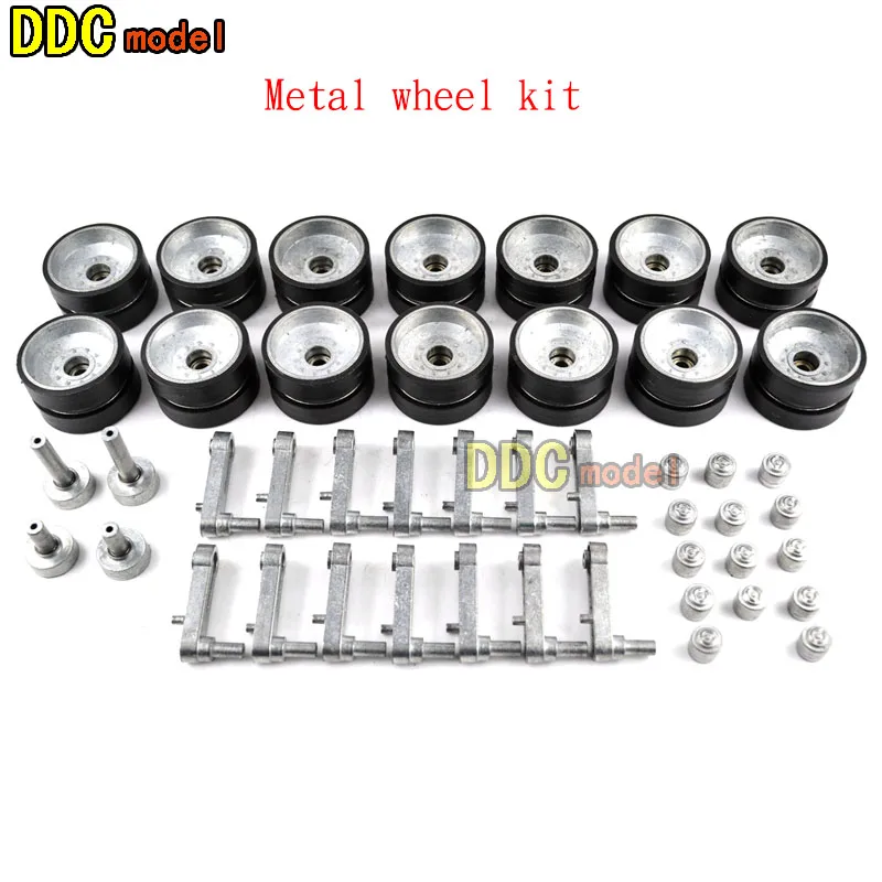 Henglong HL3918-1 M1A2 1/16 RC tank upgrade parts metal wheels hubS set metal track gear